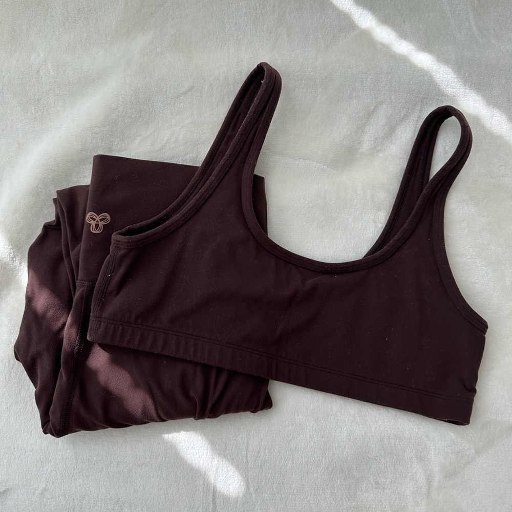 Brown TNA butter workout set